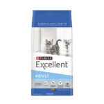 Purina Excellent Gatos Adultos con Pollo, Carne y Arroz